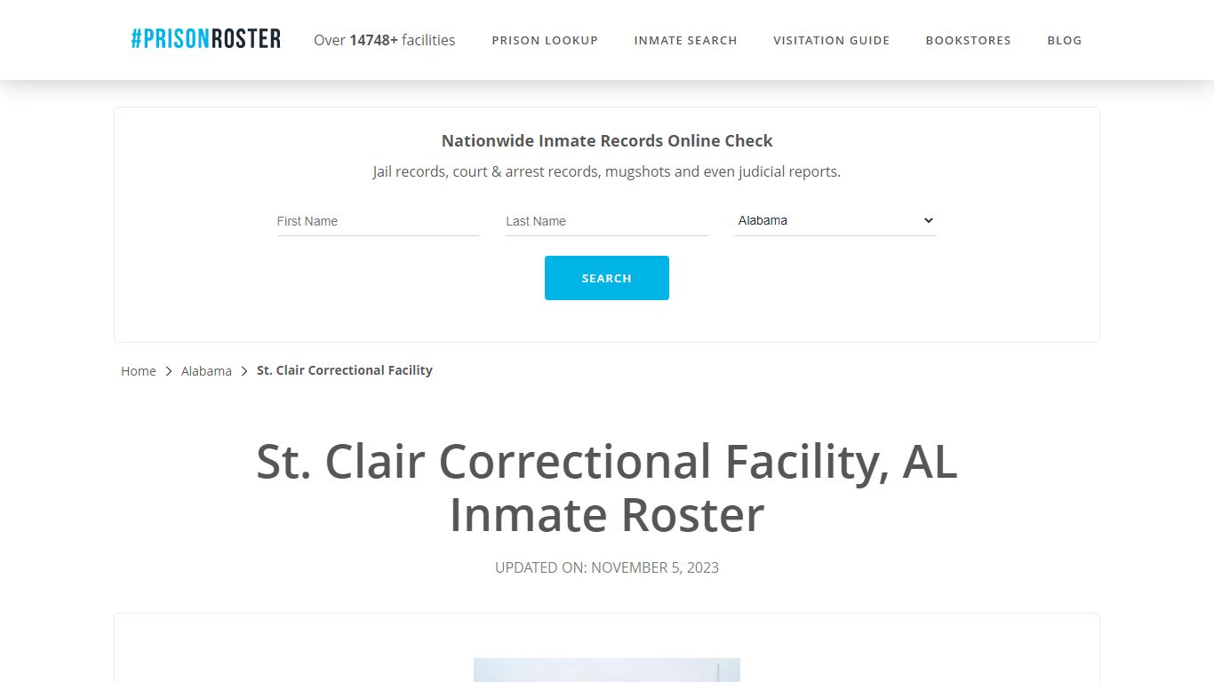 St. Clair Correctional Facility, AL Inmate Roster - Prisonroster